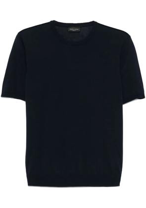 Roberto Collina fine-knit T-shirt - Blue