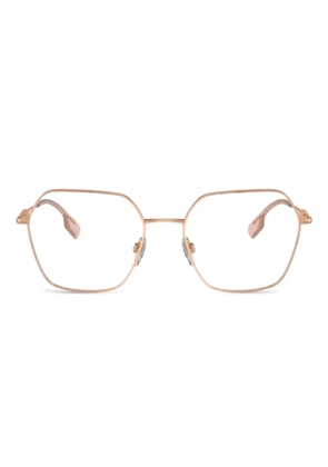 Burberry Eyewear BE1381 geometric glasses - Gold