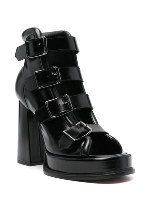 Alexander McQueen 130mm leather sandals - Black