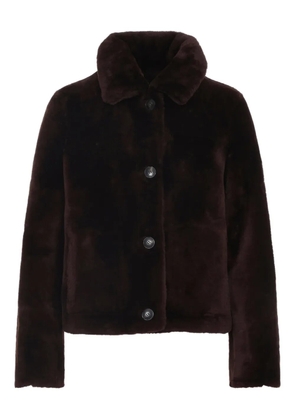 Yves Salomon faux-fur jacket - Brown