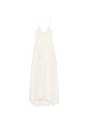 Ermanno Scervino V-neck midi dress - Neutrals