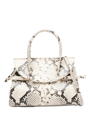 Simkhai small River snakeskin-print tote bag - Neutrals