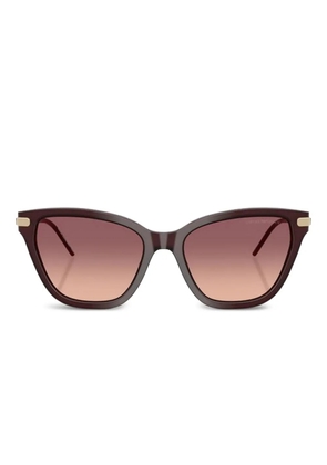 Emporio Armani cat-eye acetate sunglasses - Red