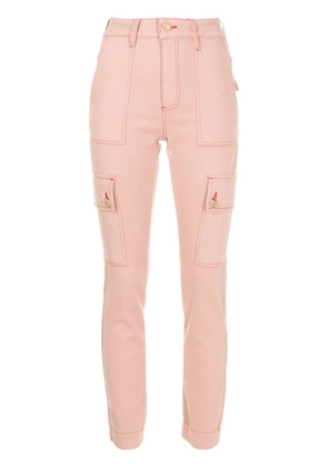 Lethicia Bronstein Antônia slim-cut cargo trousers - Pink