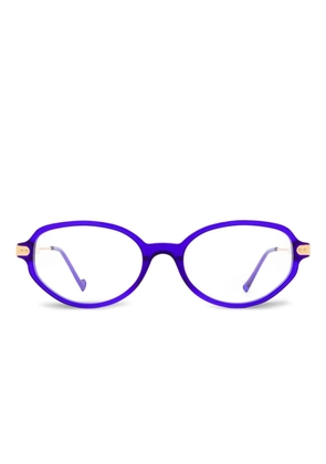 Eyepetizer Madison oval-frame glasses - Purple