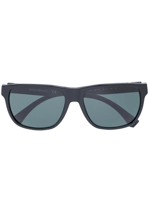 Emporio Armani square frame tinted sunglasses - Black