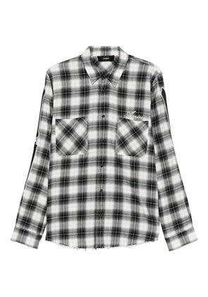 AMIRI Bons plaid shirt - Black