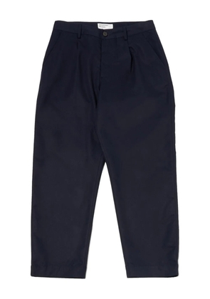 Universal Works Duke pleated-front trousers - Black