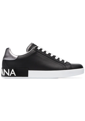 Dolce & Gabbana Portofino lace-up sneakers - Black