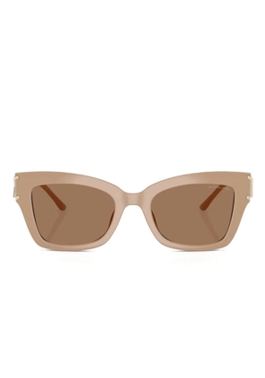 Michael Kors logo cat-eye sunglasses - Neutrals