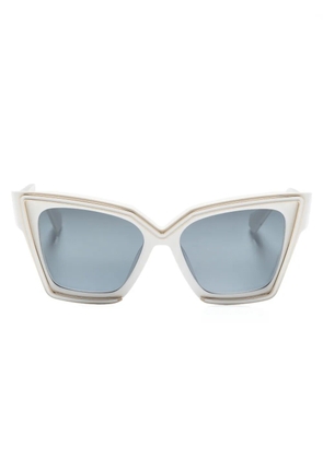 VALENTINO GARAVANI EYEWEAR Grace square-frame sunglasses - White