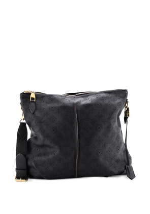 Louis Vuitton Pre-Owned Selene Handbag Mahina Leather MM hobo bag - Black