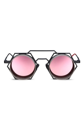 Vysen Eyewear NK-3 round-frame sunglasses - Black