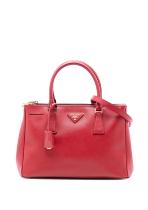 Prada Pre-Owned 2000-2025 Small Saffiano Lux Galleria Double Zip satchel - Red