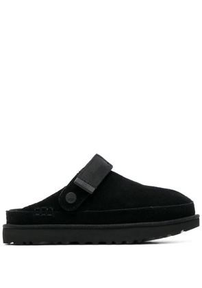 UGG touch-strap suede slippers - Black