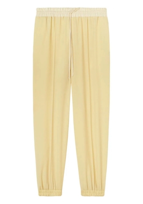 Jil Sander drawstring-fastening waist trousers - Yellow