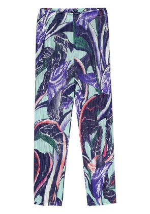 Pleats Please Issey Miyake Tardivo pleated trousers - Purple