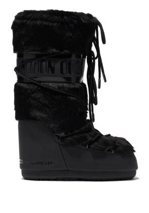 Moon Boot Icon faux-fur snow boots - Black