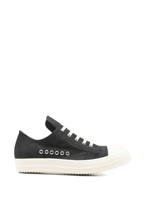 Rick Owens leather sneakers - Black