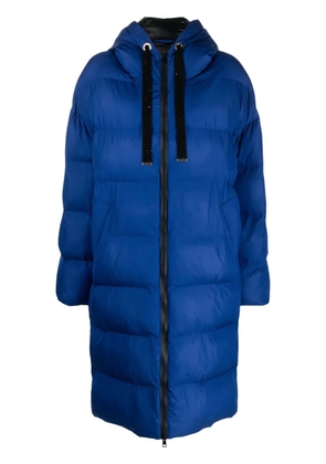 Lorena Antoniazzi hooded zip-up padded coat - Blue