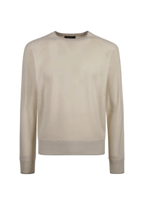 Aragona raglan cashmere knitwear - Neutrals