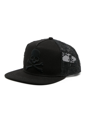 Philipp Plein Skull & Bones baseball cap - Black