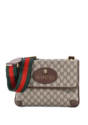 Gucci Pre-Owned Neo Vintage Flap Messenger GG Coated Canvas Medium crossbody bag - Brown