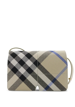 Burberry Snip checked shoulder bag - Neutrals