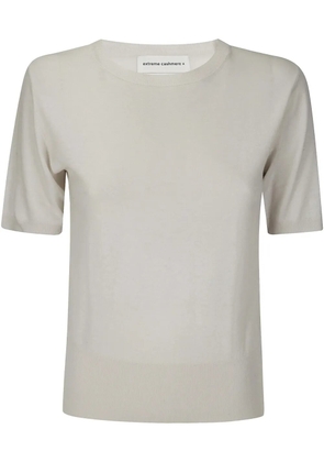 extreme cashmere knitted T-Shirt - Neutrals