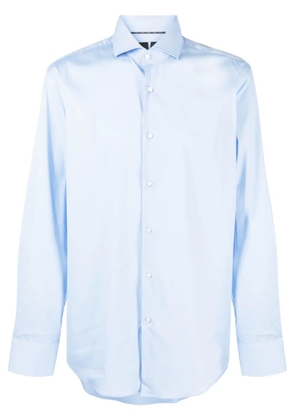 BOSS classic-collar long-sleeve shirt - Blue