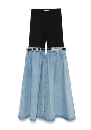 Coperni hybrid denim trousers - Black