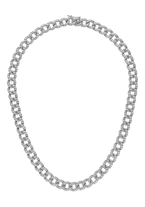 LEO PIZZO 18K white gold Groumette diamond necklace - Silver