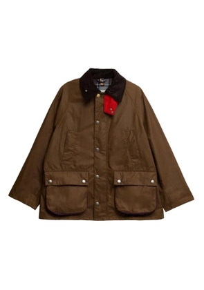 Barbour Paul Smith corduroy-collar jacket - Brown