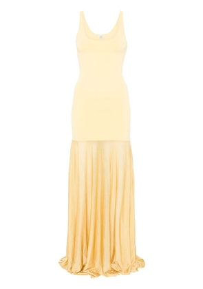 TOTEME panelled maxi dress - Yellow