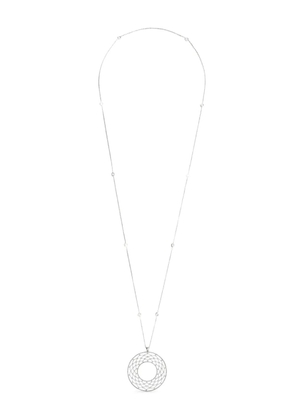 LEO PIZZO 18K white gold Merletti diamond necklace - Silver