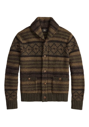 Ralph Lauren RRL patterned cardigan - Brown
