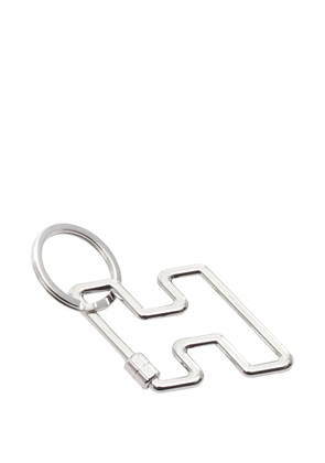Hermès Pre-Owned 2020s H speed keyring - Silver