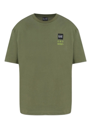 Ea7 Emporio Armani logo-print t-shirt - Green