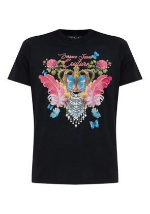 Versace Jeans Couture butterfly crown-print T-shirt - Black
