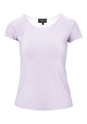 Emporio Armani striped T-shirt - Purple