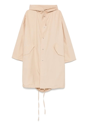 Jil Sander logo-print coat - Neutrals