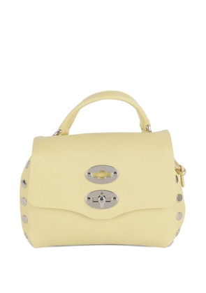 Zanellato mini Postina stud top-handle cross-body bag - Yellow