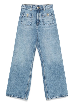 SANDRO faded-effect jeans - Blue