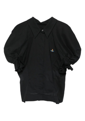 Vivienne Westwood Gexy puff-sleeve button shirt - Black