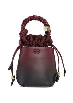 GANNI Bou bucket bag - Red