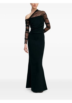 Marcella Monroe strapless maxi dress - Black