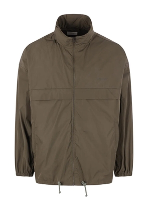 Saint Laurent zip front coat - Brown