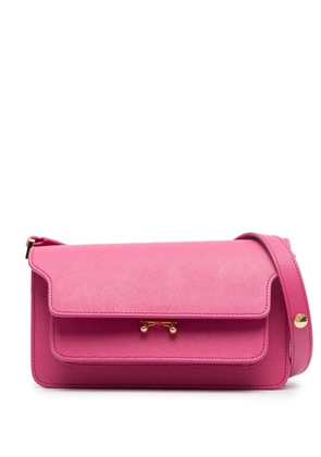 Marni Trunk leather shoulder bag - Pink