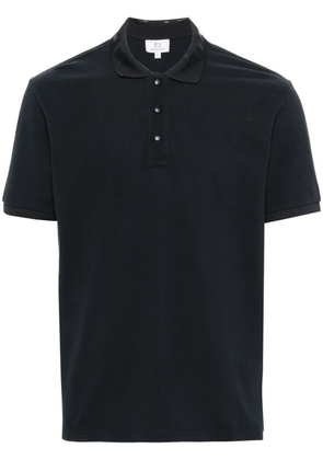 Woolrich logo-print cotton polo shirt - Blue