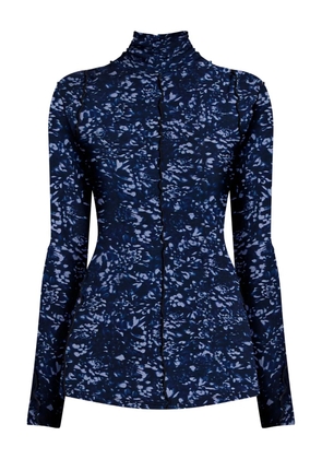 Proenza Schouler White Label floral-print top - Blue